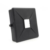 B&B Molders Sewer Hose Carrier Cap, 4-1/4 Inch, Black, Square