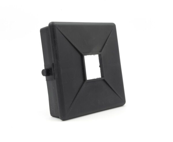 B&B Molders Sewer Hose Carrier Cap, 4-1/4 Inch, Black, Square