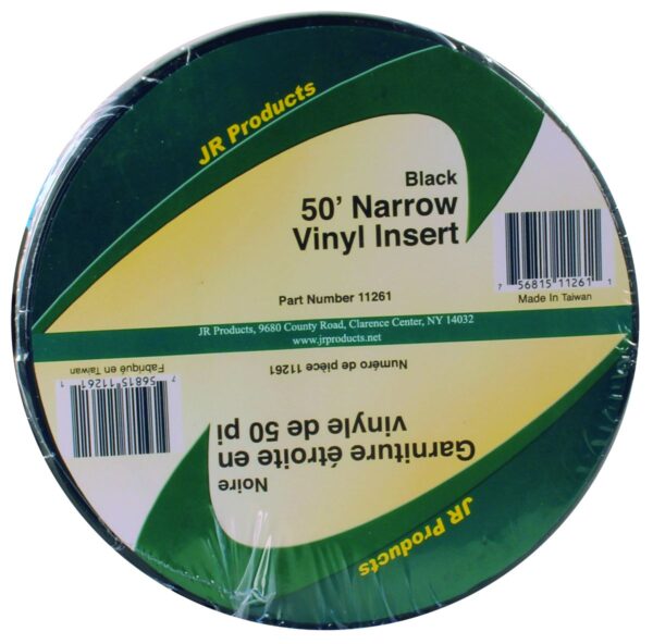 JR Products Trim Insert 3/4 Inch by 50 Feet, Black