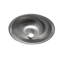 LaSalle Bristol Stainless Steel RV Sink, Round, 10-inch, Silver