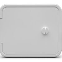 B&B Molders Storage Hatch, 6.5 x 7.6 Inches, Polar White