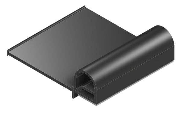 Jaeger Unitek RV Slide-Out Seal, Single Bulb, 35 Feet, Black