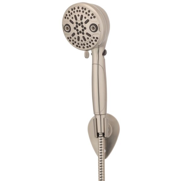 Oxygenics Power Flow Shower Head, Brass, Ivory, 5 Settings