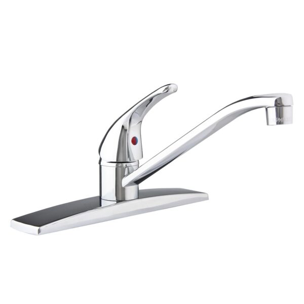 Dura Faucet RV Kitchen Faucet, Low Arc Spout, Silver