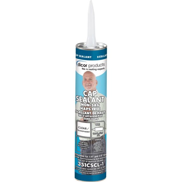 Dicor Roof Sealant, Clear, 10 Ounce Tube