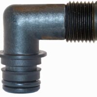 Flojet 1/2 Inch Quick Connect to Male Threaded 90 Degree Elbow
