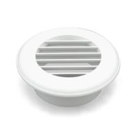 B&B Molders 4 inch Duct Register, Polar White