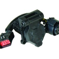 Husky Towing 7-Blade Trailer Connector, Vehicle End, Black