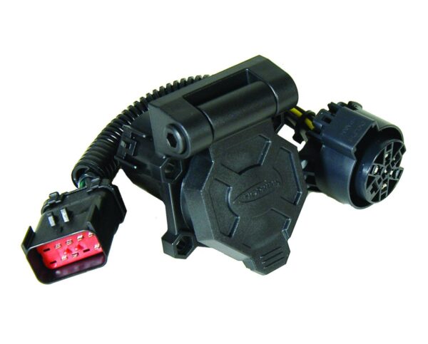 Husky Towing 7-Blade Trailer Connector, Vehicle End, Black