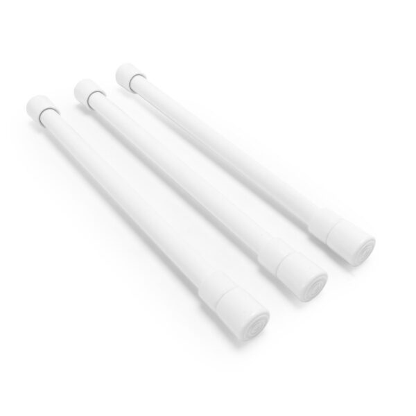 Camco Spring-Loaded Cabinet Brace, Extendable, White