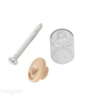 RV Designer Pleated Shade Cord Retainer, Beige, Set of 2