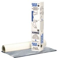 CoFair Quick Roof Reflective Tape, Silver Aluminum, 33.5 Feet x 36 Inch