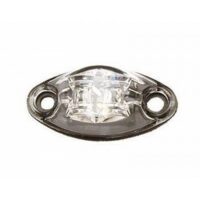 Valterra LED Side Marker, Oval, Clear Lens, 2-5/8" × 1-1/4"