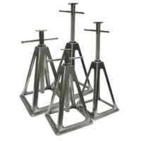 Ultra-Fab Aluminum Stacker Jack Pack, Set of 4, 11-17 Inch, 6000-Pound