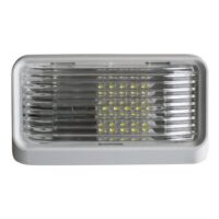 Valterra Porch Light LED 12 Volt, 175 Lumens, Rectangular, Clear Lens