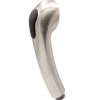 Dura Faucet Pull-Out Sprayer Head, Silver, Brushed Satin Nickel, 1/2 Inch