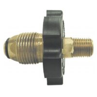 Marshall Excelsior Propane Adapter, Male POL to 1/4 Inch Male with Handwheel