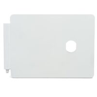 B&B Molders Electrical Cord Hatch, Polar White, 6-1/4 x 5 Inch