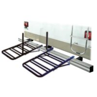 Swagman Bike Rack, Bumper Mount, 4 Bikes, Tire Clamp, Black