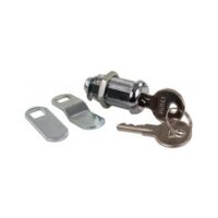 JR Products Compartment Lock Cylinder, 1-1/8 in, Chrome