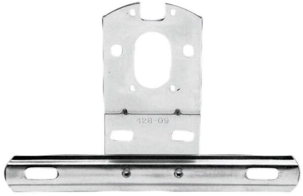 Peterson Licence Plate Bracket, Silver Steel