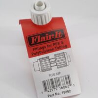 Elkhart Supply 3/8 Inch Fitting Plug, White