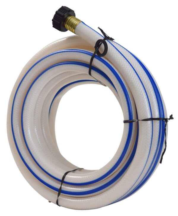 Valterra Fresh Water Hose 25 ft, 5/8 Inch, 120 PSI, White