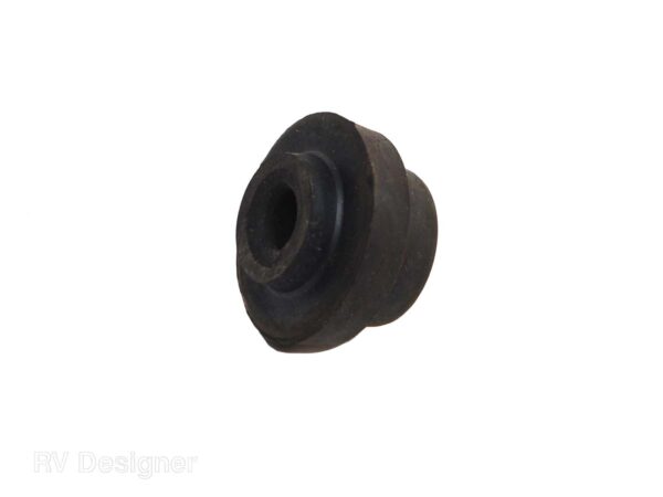RV Designer Door Holder Rubber Socket, Black