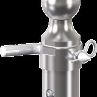 PullRite Gooseneck Hitch Ball, 2-5/16-Inch, 30,000 lb, Nickel-Plated