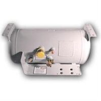 Manchester ASME Steel Propane Tank, 11.3 Gallon, Vertical or Horizontal, Gray
