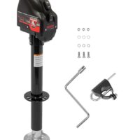 Bulldog Electric Trailer Tongue Jack, 4,000 lbs, 17 in., Black