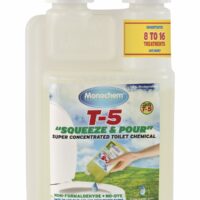 Valterra Waste Holding Tank Treatment, 8 Ounce Jug, Lemon Scent