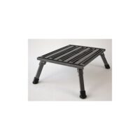 Safety Step Step Stool, 19" x 15" x 8", 1000 lb Capacity, Silver