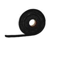 AP Products Weather Stripping Vinyl Foam Black, 50 Feet