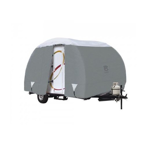 Classic Accessories Micro Trailer Cover, 18.8 ft, Gray/Snow White