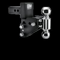 B&W Dual Ball Mount, 2-Inch Receiver, 2 and 2-5/16 Inch, Black