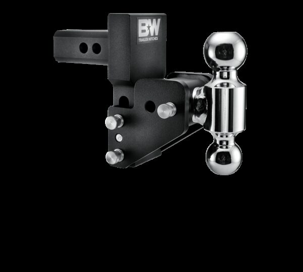 B&W Dual Ball Mount, 2-Inch Receiver, 2 and 2-5/16 Inch, Black