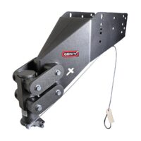 Gen-Y Executive 25,000 lb Fifth Wheel to Gooseneck Pin Box, Gray
