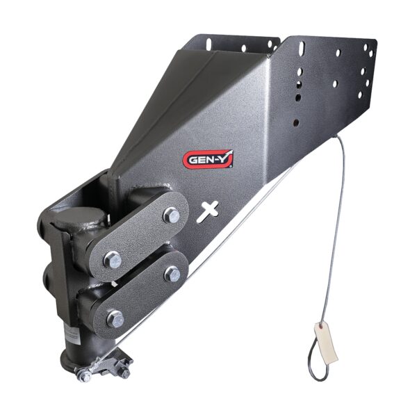 Gen-Y Executive 25,000 lb Fifth Wheel to Gooseneck Pin Box, Gray