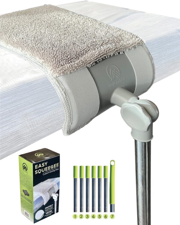 Trailersphere RV Awning Mop with Rotating Head, 6.5 Feet