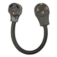 Southwire 50A to 30A Adapter Cord, 14-50P to TT-30R, 18 Inch