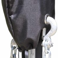 Ultra-Fab Trailer Tongue Jack Cover, Vinyl, Black