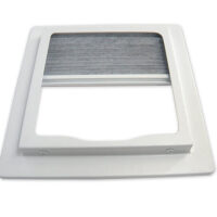 Specialty Recreation Skylight Blind, 14x14, Manual, Gray/White