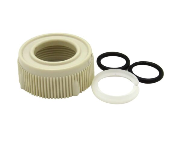 Dura Faucet Spout Nut Kit, Bisque Parchment