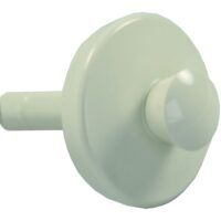JR Products Pop-Stop Sink Drain Stopper, Parchment, Plastic