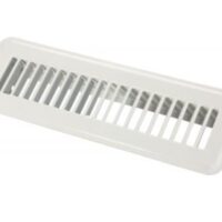 JR Products Heating/Cooling Register 11-1/2x3-3/4 Inch, White