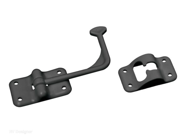 RV Designer 90-Degree Entry Door Holder, Black