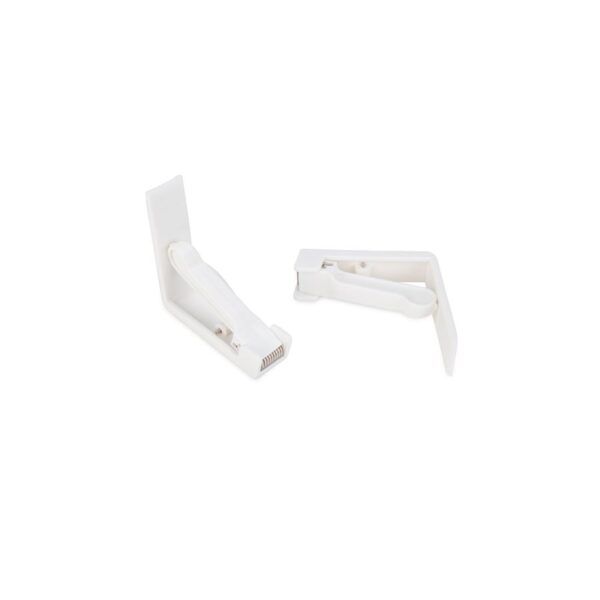 Camco Spring-Loaded Tablecloth Clamp, Set of 4, White