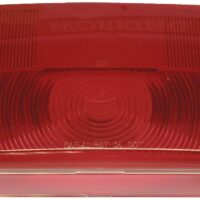 Peterson Red/Clear Trailer Light Lens, Snap-On