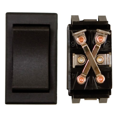 Valterra 4-Pin Slide Out Switch, 125V/10A, Black